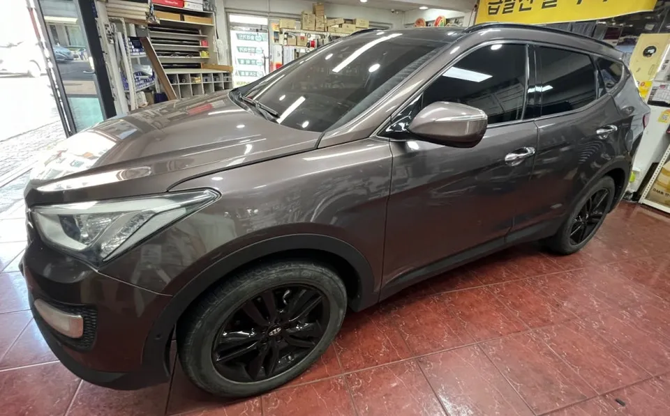 Hyundai Santa Fe DM android head unit installation result