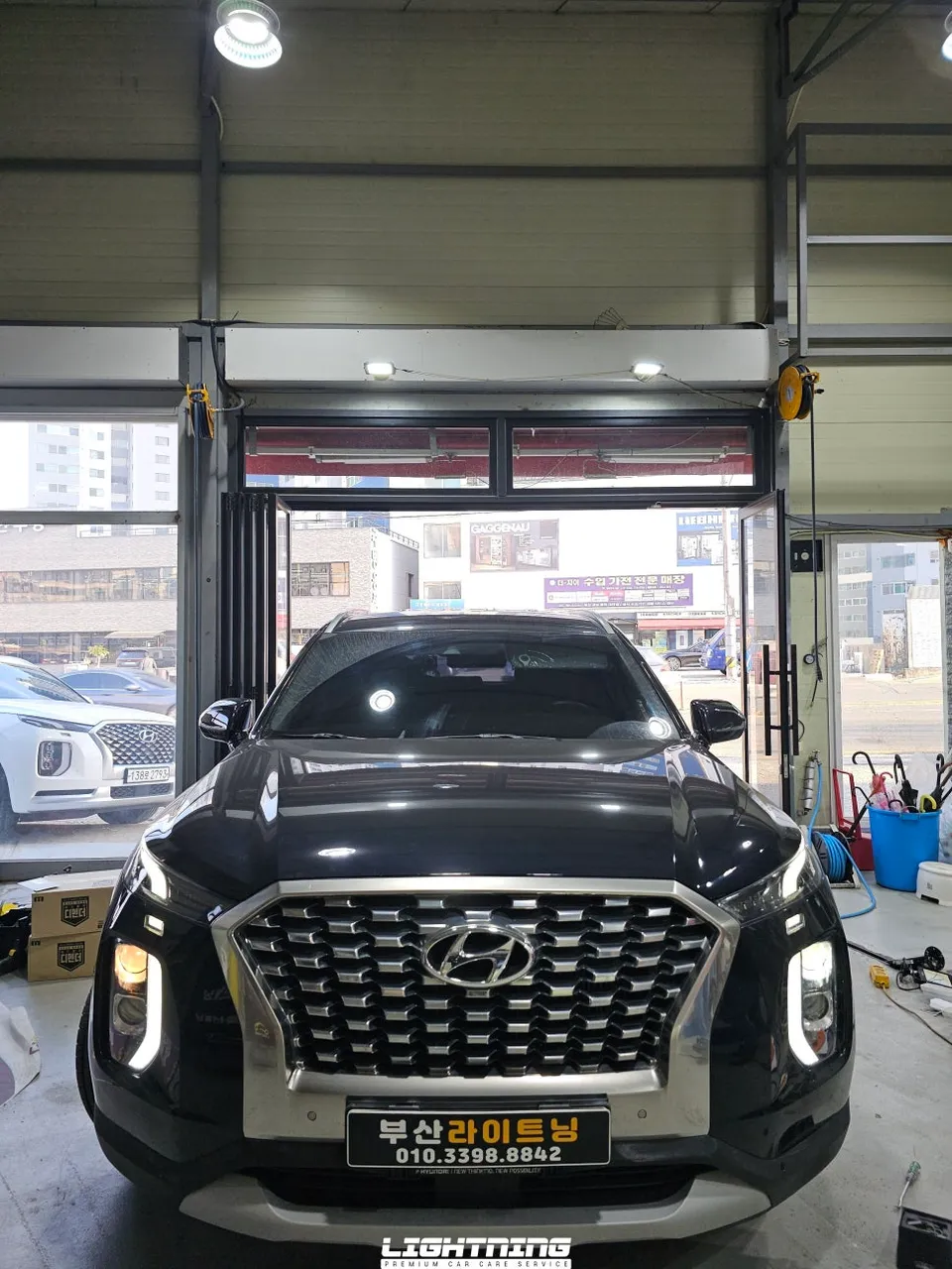 Hyundai Palisadeのドラレコ取付事例|費用目安・仕上がり 施工写真 2-2