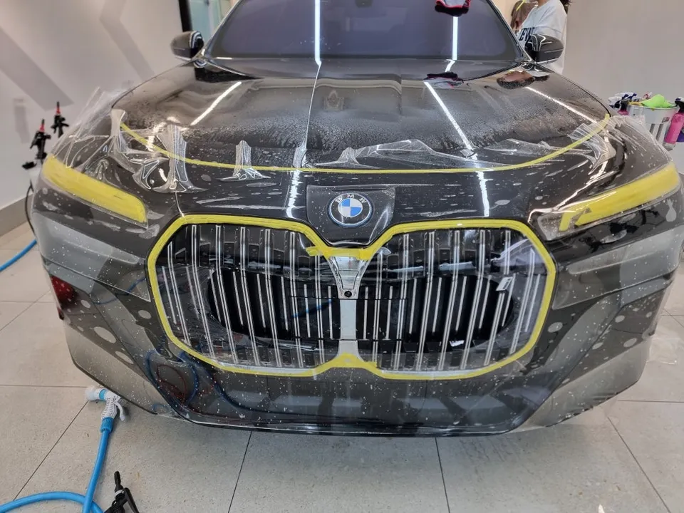BMW 7 Series G70 PPF施工事例｜韓国での実例紹介 施工写真 1-3
