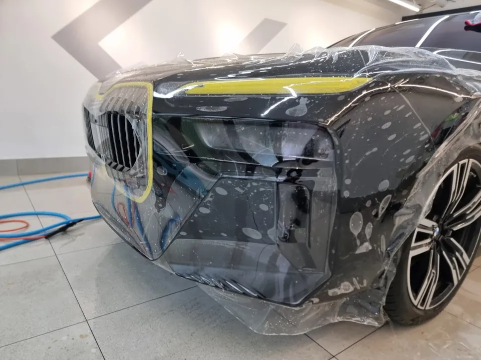 BMW 7 Series G70 PPF施工事例｜韓国での実例紹介 施工写真 2-3