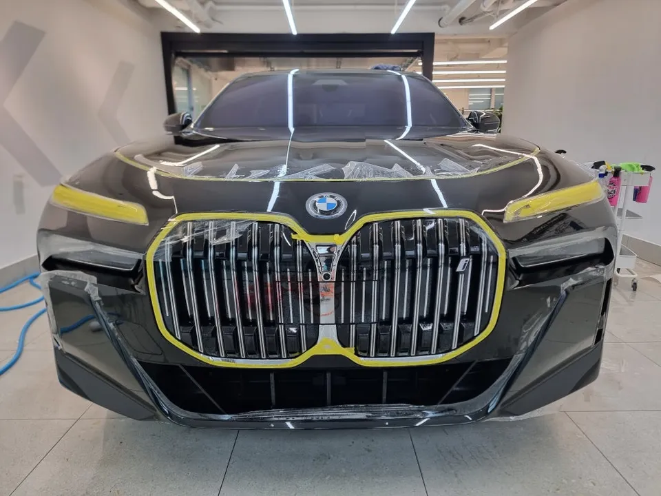 BMW 7 Series G70 PPF施工事例｜韓国での実例紹介 施工写真 3-3