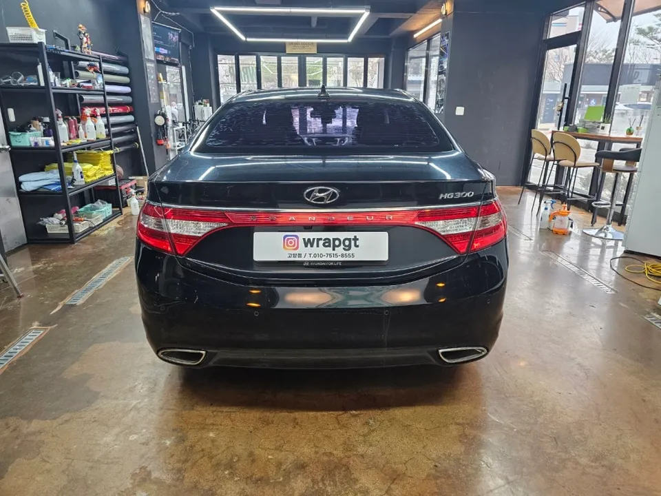 Hyundai Grandeur HGのカーフィルム施工事例|費用目安・仕上がり 施工写真 3-2