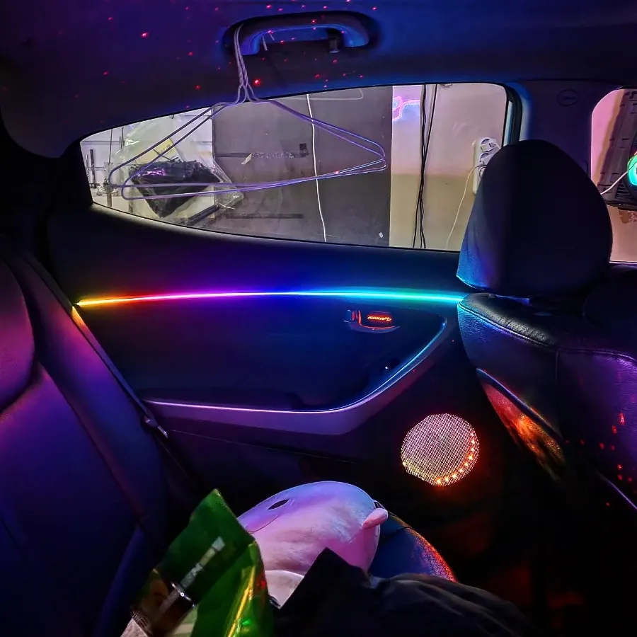 Hyundai Elantra MD ambient lighting - Hyundai Elantra MD Ambient Lighting Review — Cost & Results photo 4