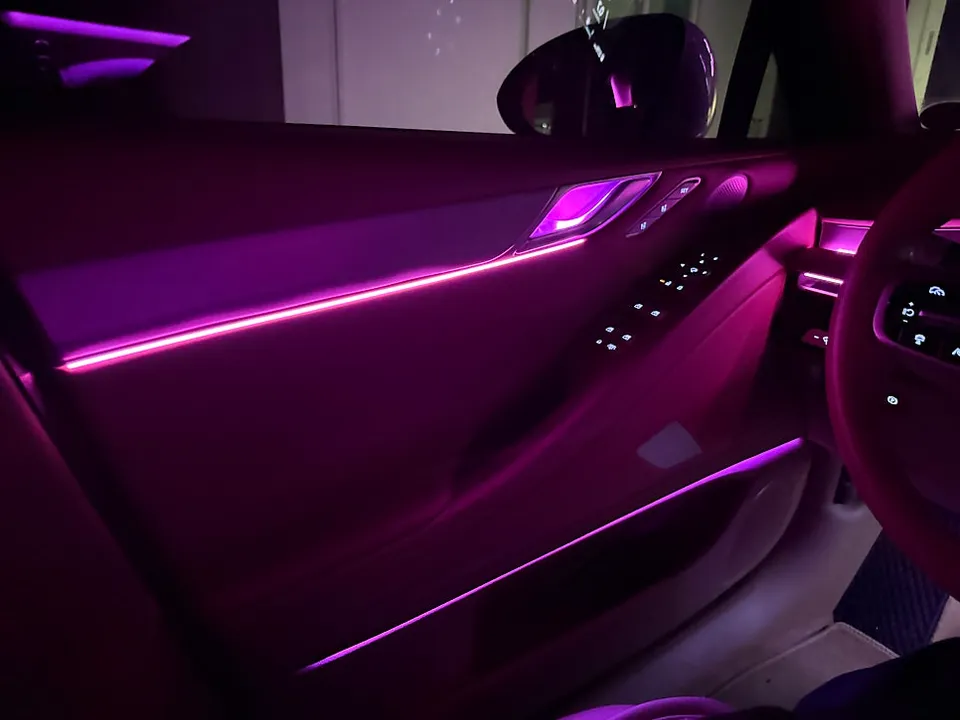 Genesis G80 RG3 ambient lighting - Genesis G80 Ambient Lighting Upgrade Review photo 3