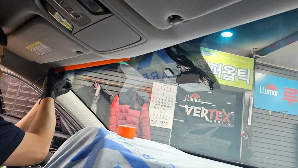 Kia K7のカーフィルム施工事例｜費用目安・仕上がり 施工写真 3-1