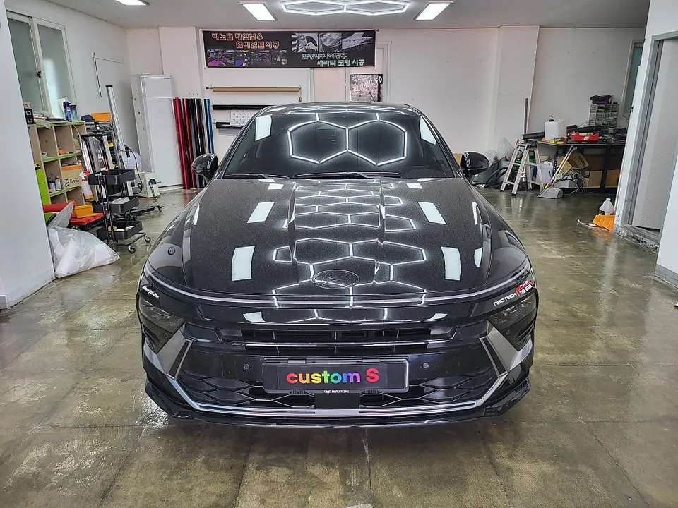 Hyundai Sonata DN8のカーラッピング事例｜費用目安・仕上がり 施工写真 2-1