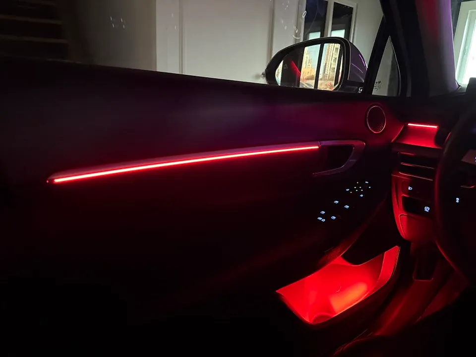 Hyundai Sonata DN8 ambient lighting - Hyundai Sonata DN8 Ambient Lighting Review: Brighter Interior photo 5
