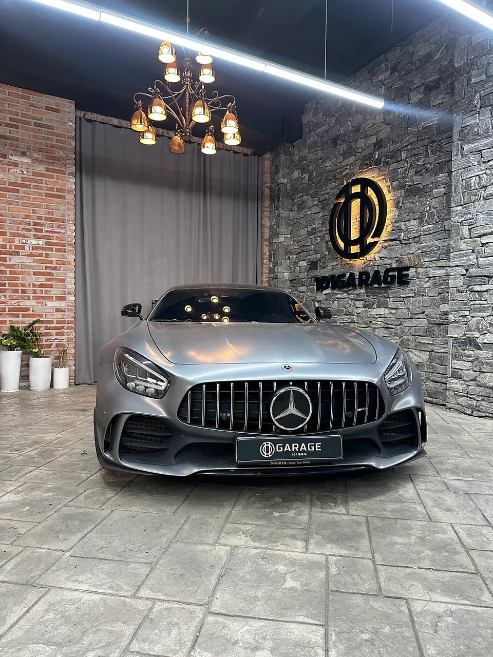 Mercedes-Benz AMG GTのPPF施工事例|韓国での実例 施工写真 2-1
