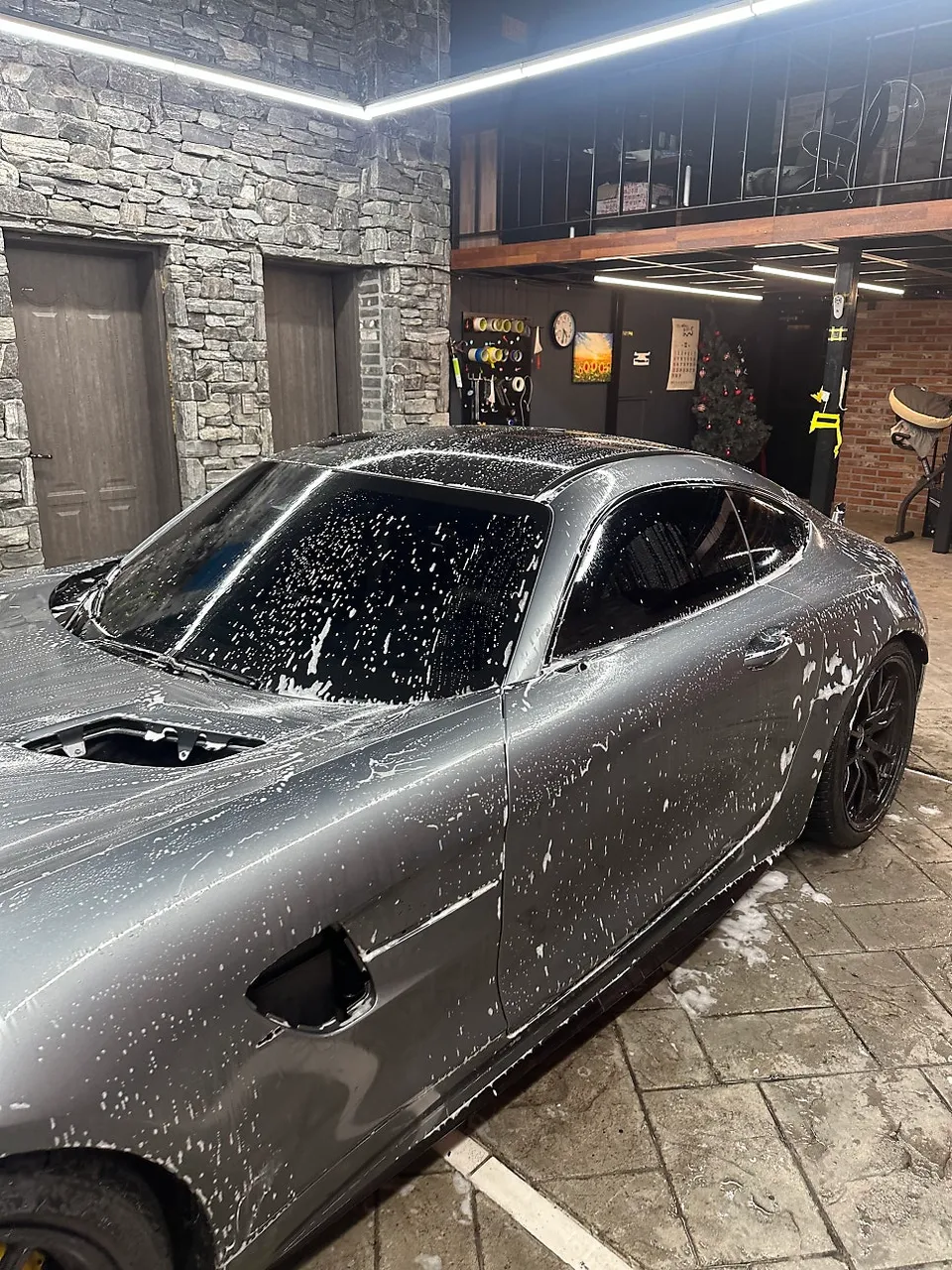 Mercedes-Benz AMG GTのPPF施工事例|韓国での実例 施工写真 1-2