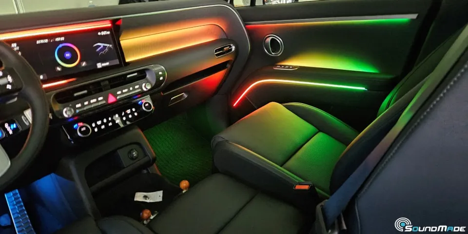 Hyundai Palisade LX3 ambient lighting installation result