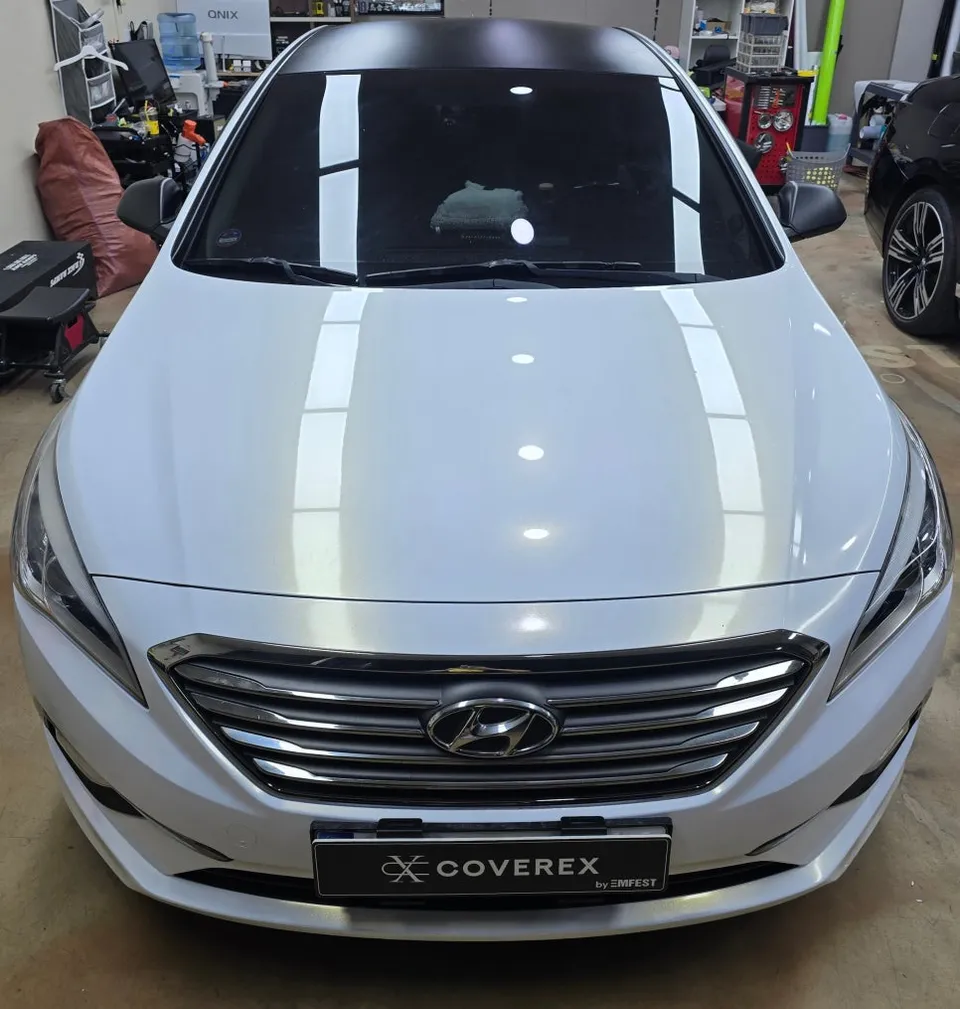 Hyundai Sonataのカーラッピング事例|費用目安・仕上がり 施工写真 2-1