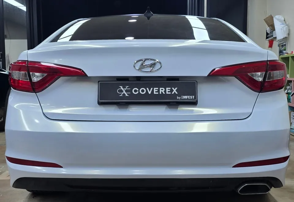 Hyundai Sonataのカーラッピング事例|費用目安・仕上がり 施工写真 3-2