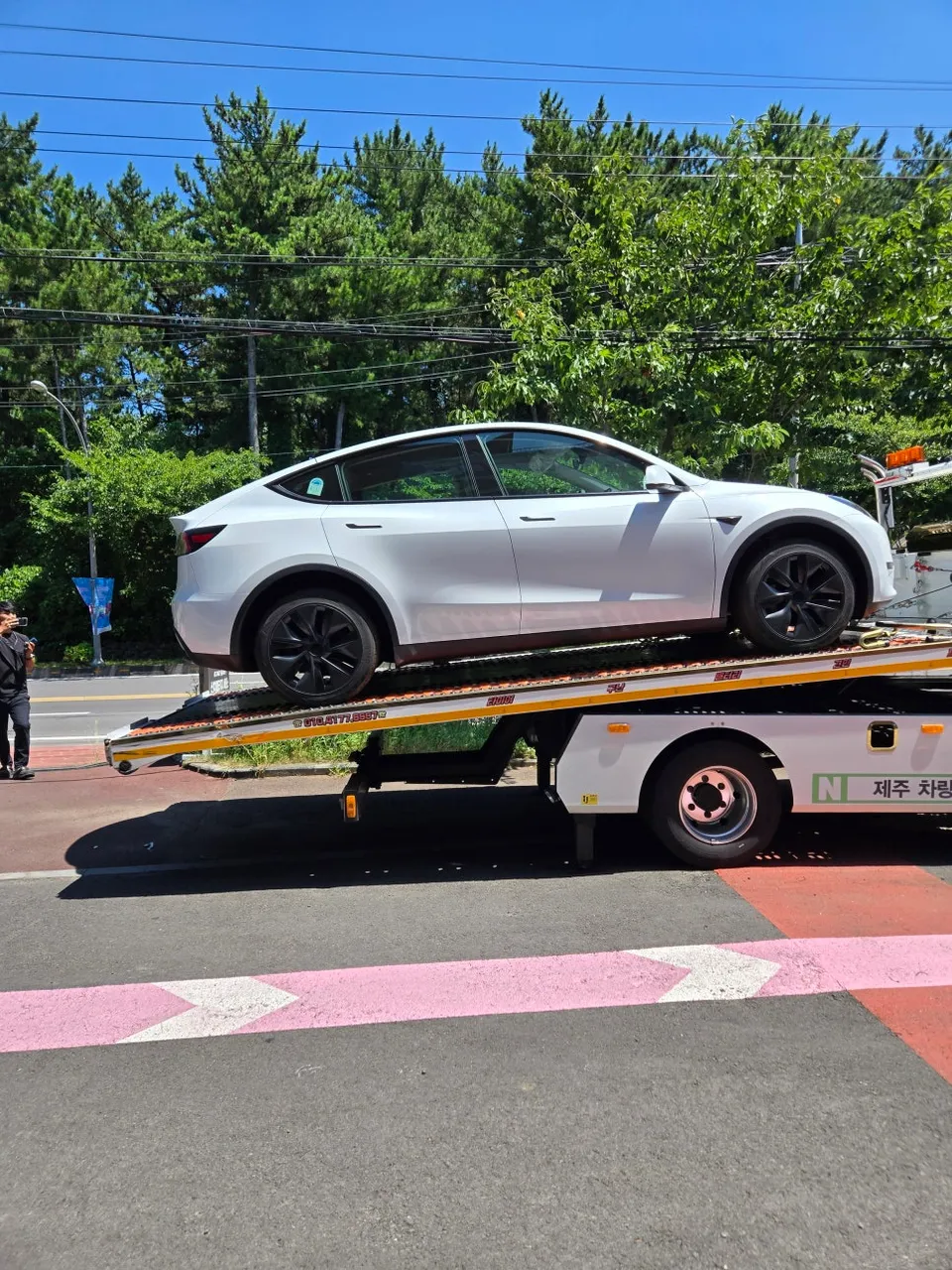 Tesla Model Y PPF施工事例|費用目安と仕上がり 施工写真 2-1