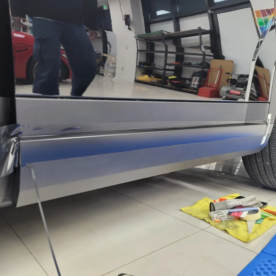 Hyundai Santa Fe MX5 vinyl wrap - Hyundai Santa Fe MX5 Vinyl Wrap Review — Black Ink Edition Transf photo 5
