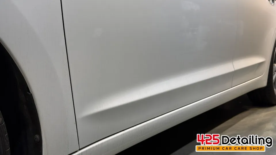 Hyundai Elantraのガラスコーティング事例|韓国での施工例 施工写真 1-2