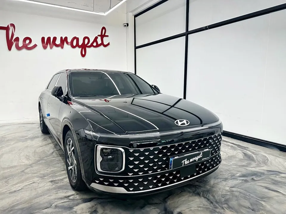 Hyundai Grandeur GN7のカーラッピング事例|費用目安・仕上がり 施工写真 2-2