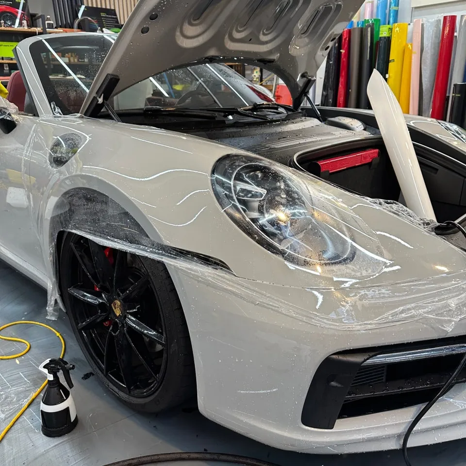 ポルシェ911のPPF施工事例｜費用目安と仕上がり 施工写真 3-1