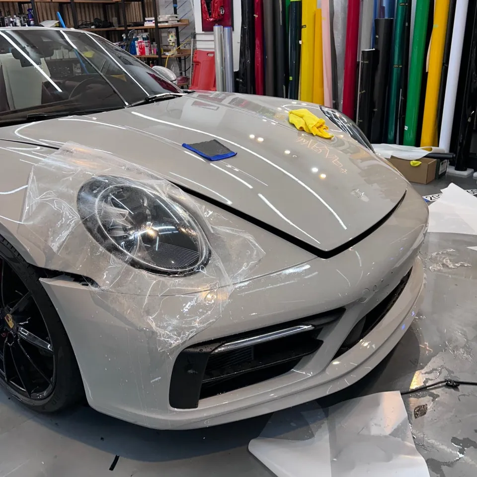 ポルシェ911のPPF施工事例｜費用目安と仕上がり 施工写真 1-2