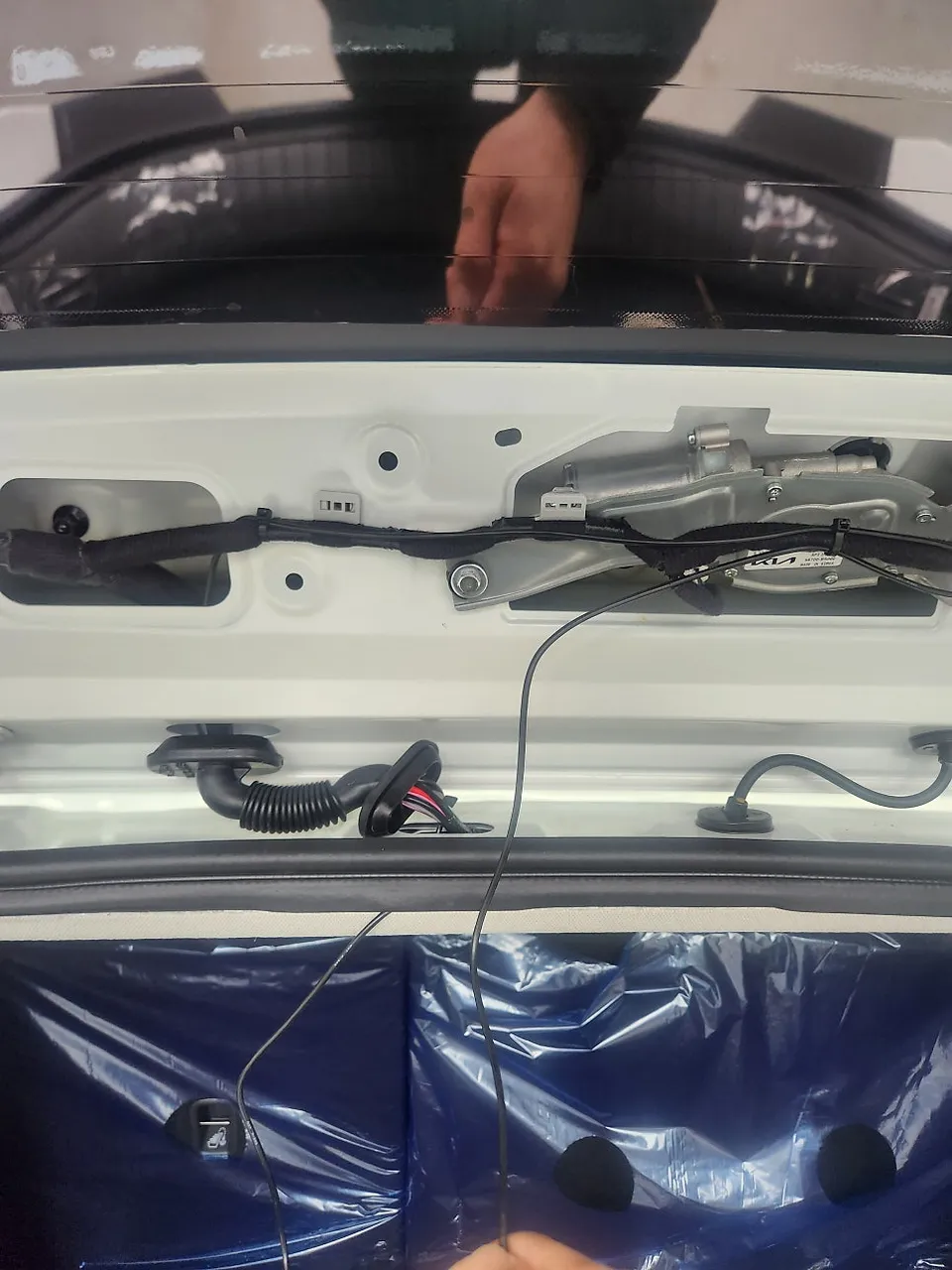 KiaのPPF施工事例 施工写真 4-2