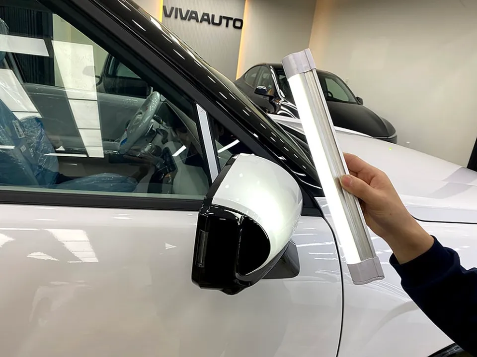 Hyundai Palisadeのカーフィルム施工事例 施工写真 1-3