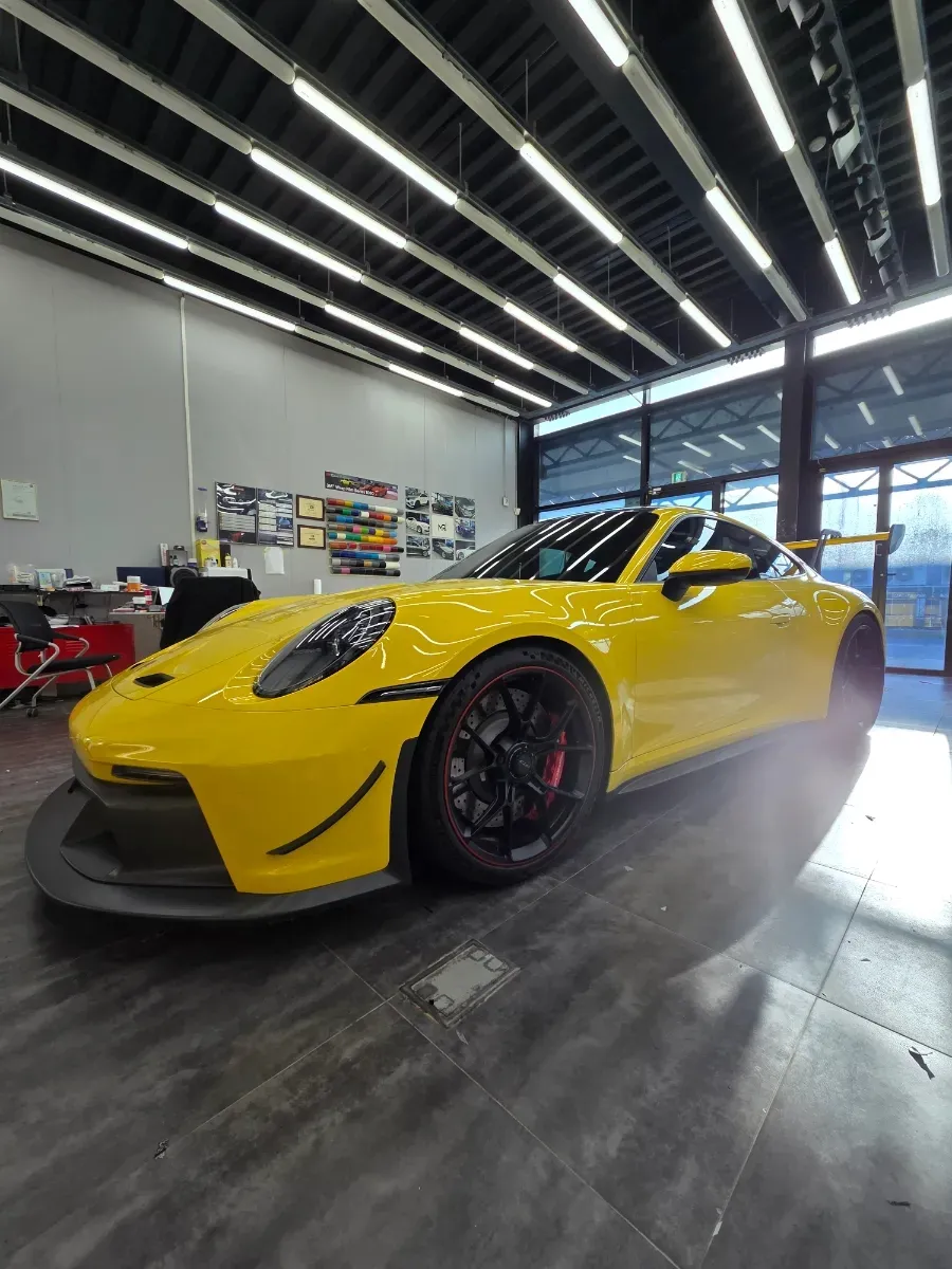 ポルシェ911 GT3のカラーPPF施工事例｜費用目安・仕上がり 写真