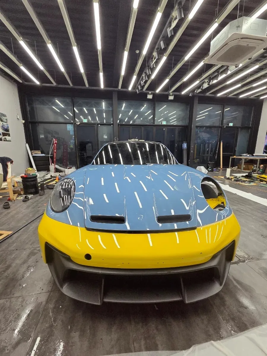 ポルシェ911 GT3のカラーPPF施工事例｜費用目安・仕上がり 施工写真 1-2