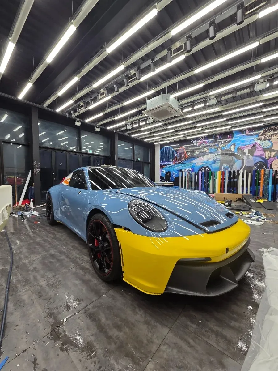 ポルシェ911 GT3のカラーPPF施工事例｜費用目安・仕上がり 施工写真 1-3