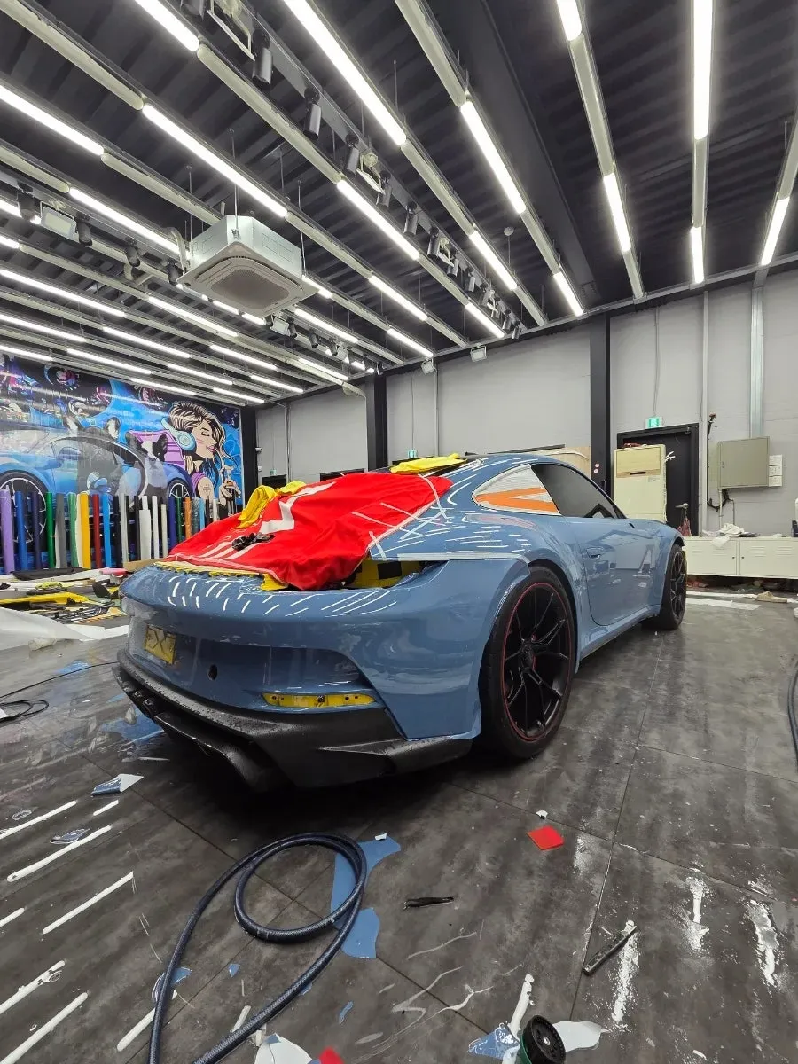 ポルシェ911 GT3のカラーPPF施工事例｜費用目安・仕上がり 施工写真 2-3