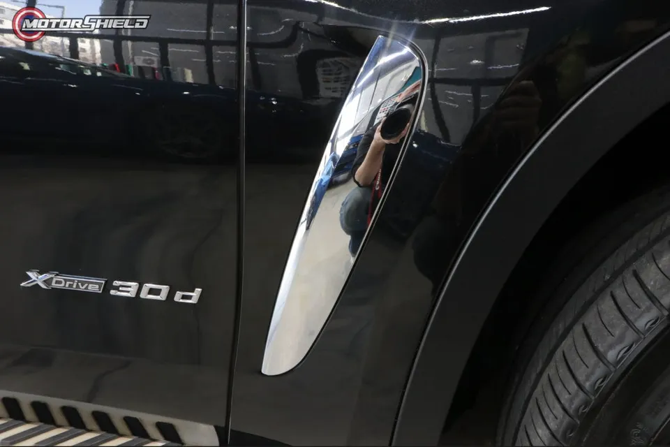 BMW X6のカーラッピング事例|クロームdelete 施工写真 1-3