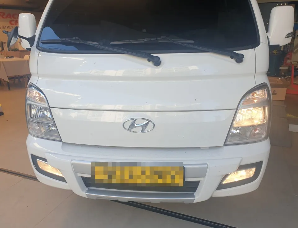Hyundai Porter 2 lighting upgrade installation result