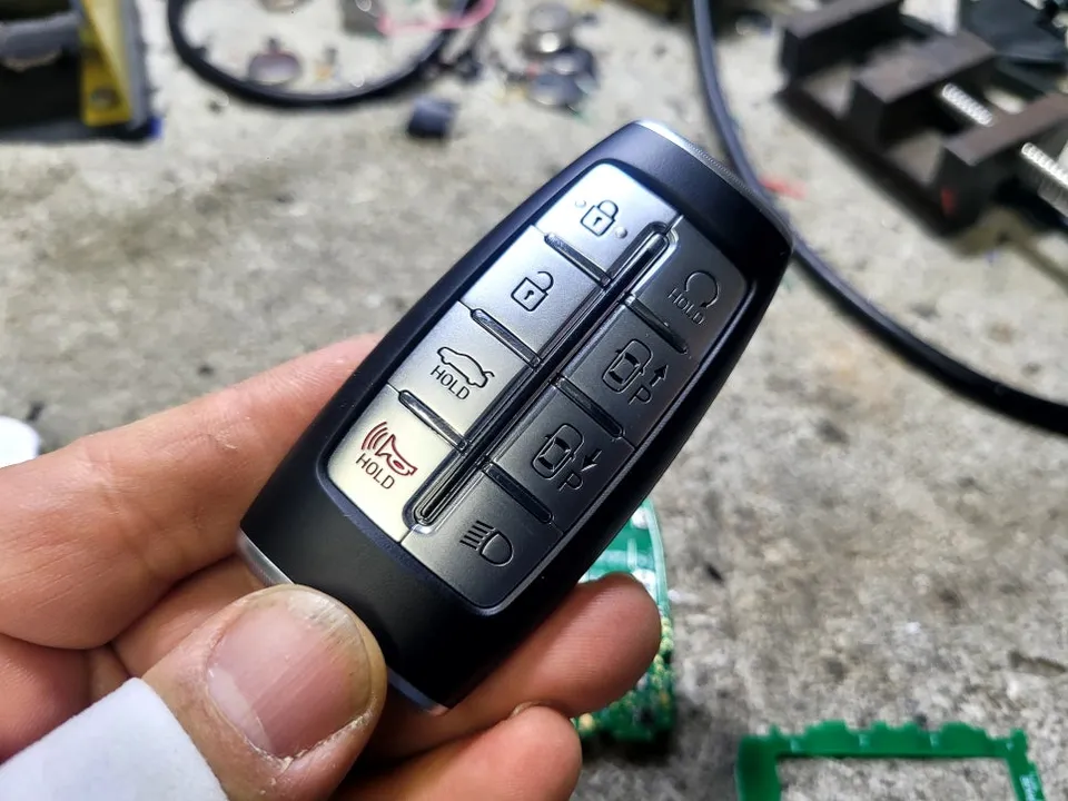 Genesis G80 RG3 8-Button Smart Key to GV60 Smart Key Conversion R