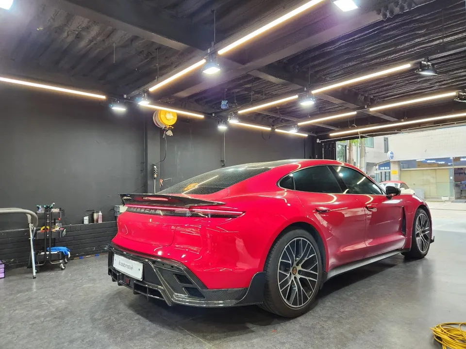 Porsche Taycan Full Carbon Diffuser Replacement Review After