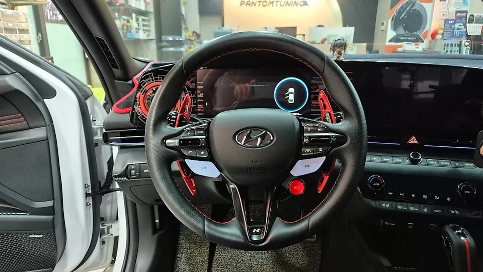 Hyundai Elantra N steering wheel - Hyundai Elantra N Steering Wheel Customization Review photo 3