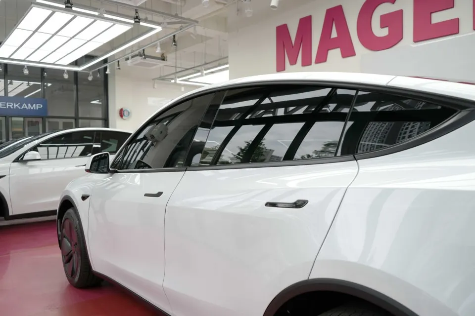 Tesla Model Y window tinting - Tesla Model Y Window Tinting Review: Choosing the Right Tint Dark photo 3