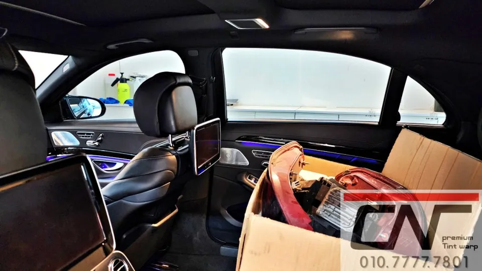 Mercedes-Benz S-Class W222 カーフィルム施工事例：費用目安と仕上がり 施工写真 3-3