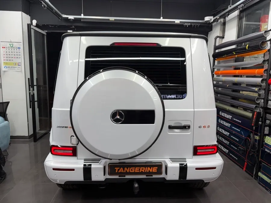 Mercedes-Benz G63 AMGのカーラッピング事例|ホワイトナイトエディション 施工写真 3-2