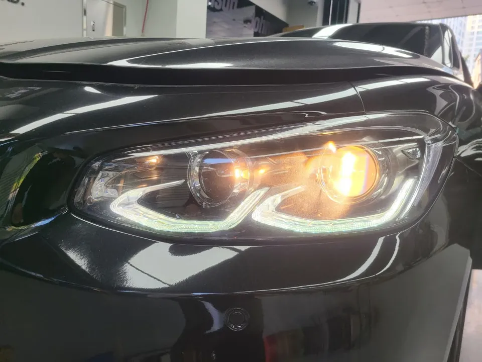 Hyundai Grandeur IG lighting upgrade installation result