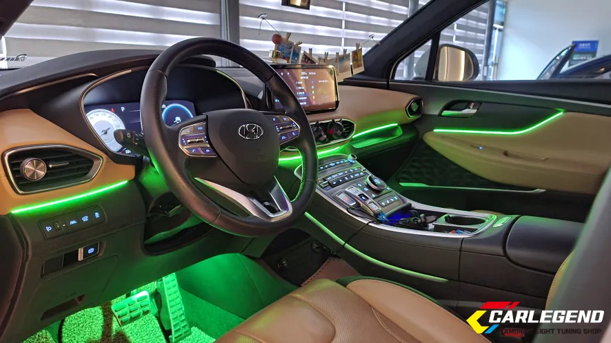 Hyundai Santa Fe ambient lighting - Hyundai Santa Fe Ambient Lighting Review: Cost & Results photo 4
