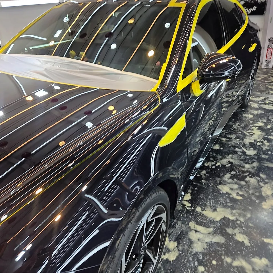 Hyundai Sonataのガラスコーティング事例 施工写真 4-1
