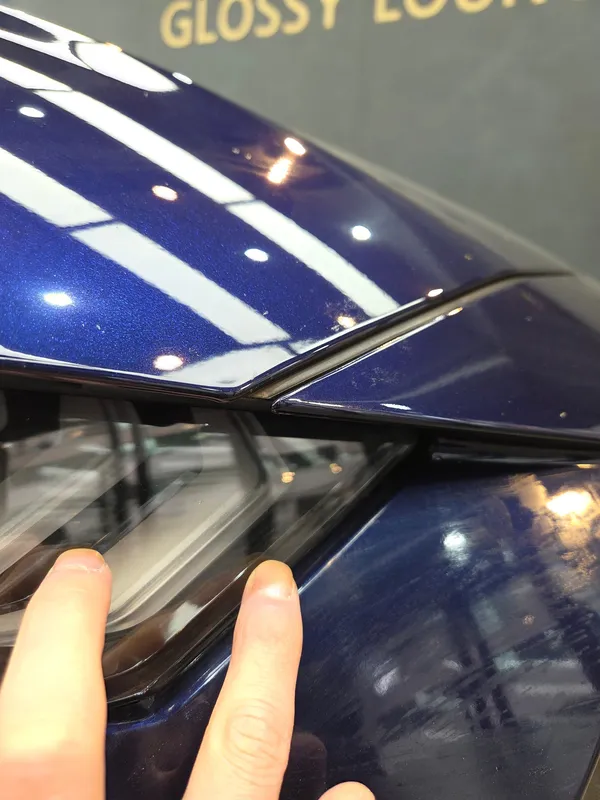 Ford Mustangのガラスコーティング事例 施工写真 6