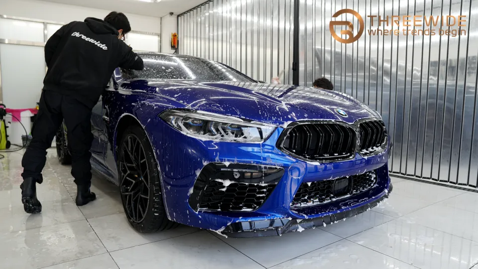 BMW M8 無光PPF施工事例｜費用目安・仕上がり 施工写真 1-2