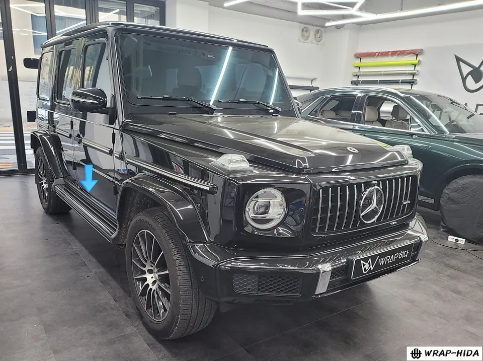 Mercedes-Benz G-Wagon vinyl wrap - Mercedes-Benz G-Wagon Vinyl Wrap Review: Black Pack Style photo 3