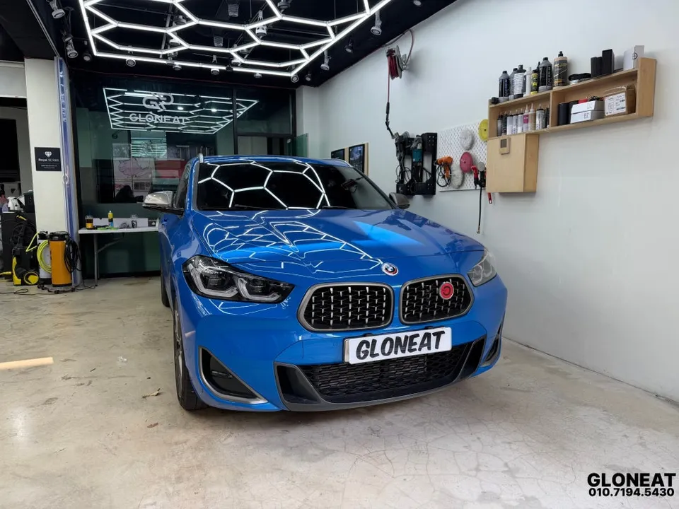 BMW X2 body kit installation result