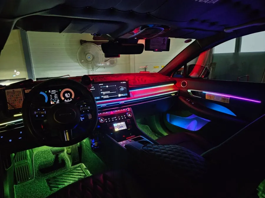 Hyundai Sonata DN8 ambient lighting - Hyundai Sonata Ambient Lighting Review - Enhanced Interior Mood photo 3