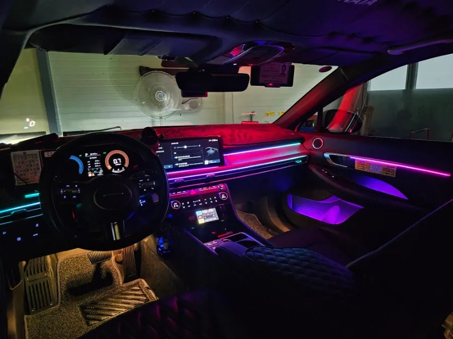 Hyundai Sonata DN8 ambient lighting - Hyundai Sonata Ambient Lighting Review - Enhanced Interior Mood photo 4