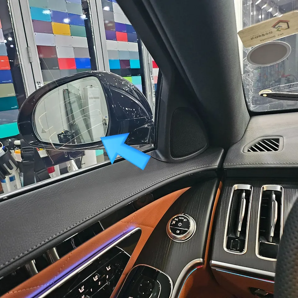 メルセデス・ベンツ Sクラス W223 カーラッピング事例 施工写真 1-3