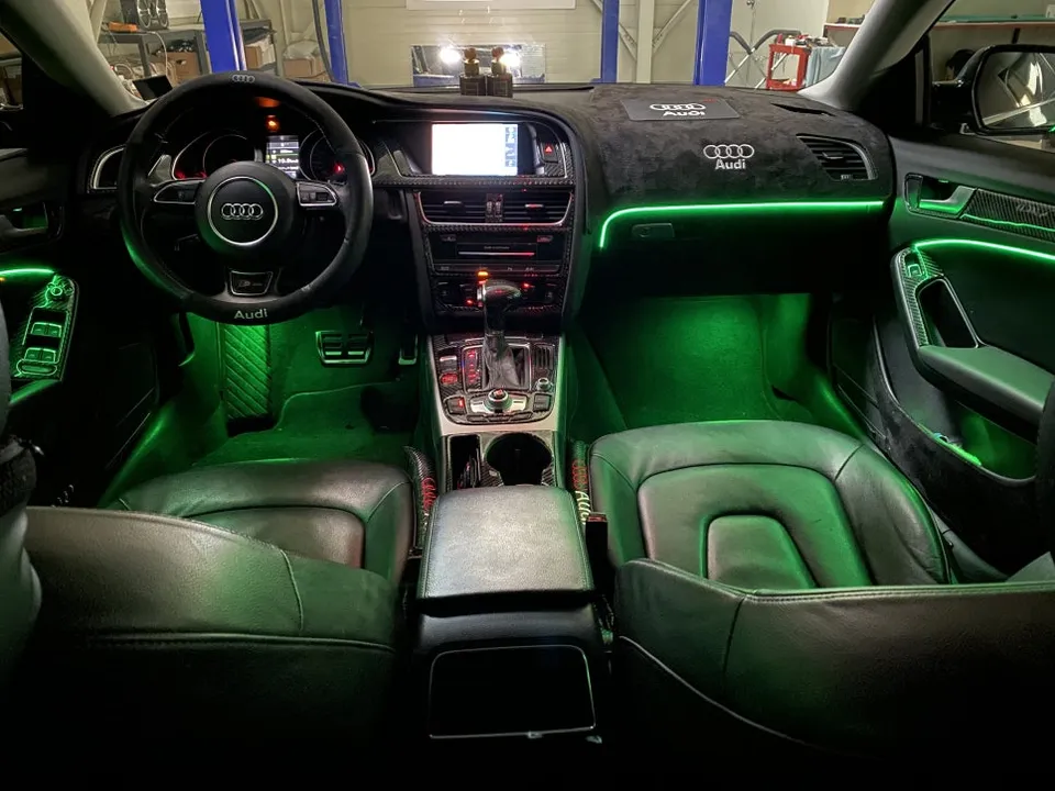 Audi A5 ambient lighting - Audi A5 Ambient Lighting Installation Review photo 5