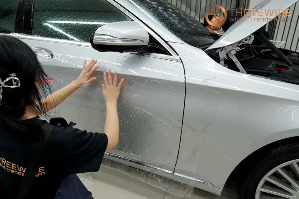 メルセデス・ベンツ Sクラス W222 PPF施工事例|費用目安・仕上がり 施工写真 2-2
