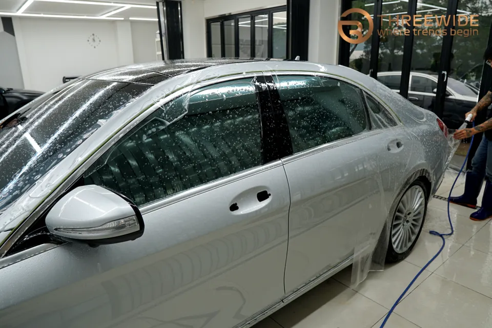 メルセデス・ベンツ Sクラス W222 PPF施工事例|費用目安・仕上がり 施工写真 4-2