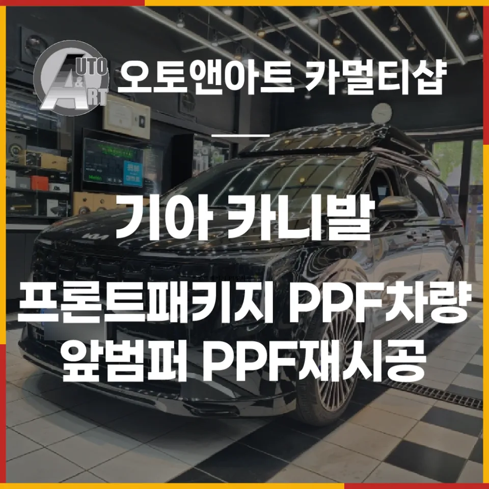 Kia Carnival Hi-Limousine ppf installation result